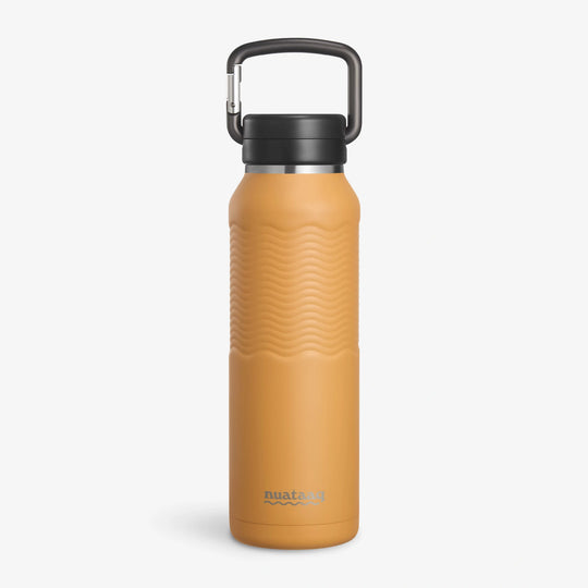 34 oz / 1 L Carabiner Water Bottle with Thermal Cap