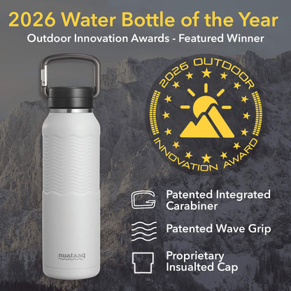 Water bottle of the year award mist gray 